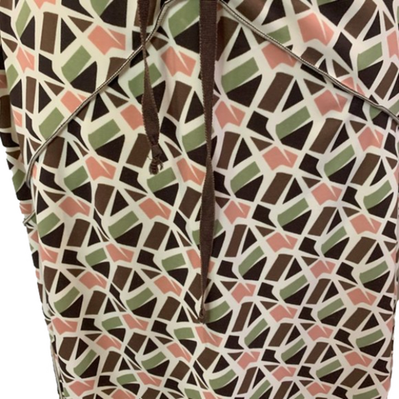 Max Studio, Maxi knee length Skirt, draw string waist, multi color, size Med - Picture 5 of 10